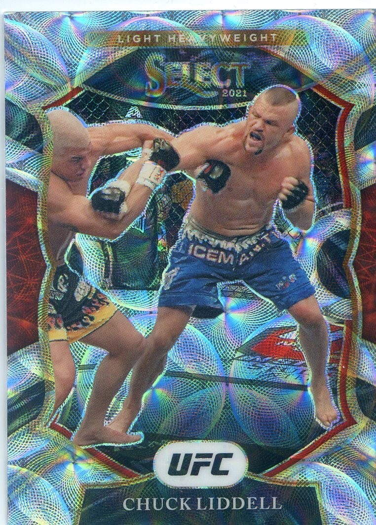 2021 Panini Select UFC CHUCK LIDDELL #88 CONCOURSE SILVER SCOPE PRIZM