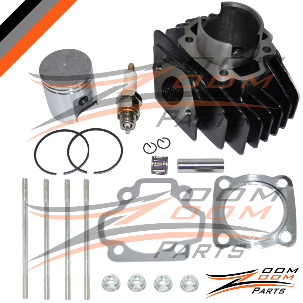 Yamaha PW 50 PW50 Big Bore Kit Top End 60cc Piston Cylinder Carburetor