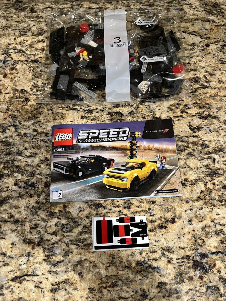 LEGO SPEED CHAMPIONS: 2018 Dodge Challenger SRT Demon and 1970
