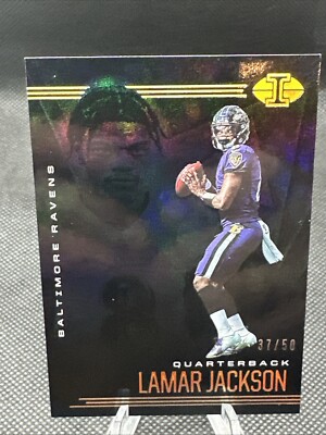 2020 Panini Illusions - Black Ice #3 Lamar Jackson 37/50
