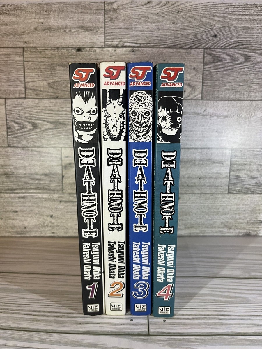 Death Note Volume #1-4 Tsugumi Ohba Takeshi Obata Manga