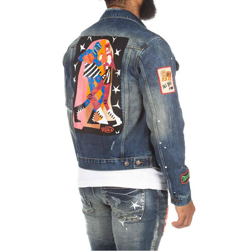 FILA Strivers Row USA Welterweight Giacca Denim Uomo MEDIA