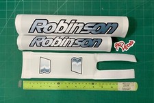 Robinson bmx pads padset white gray