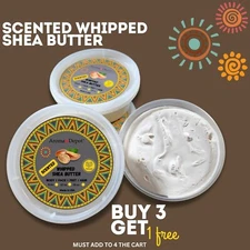 8 oz Whipped Scented Body Butter with Shea Butter & Fragrance Oils for Body Hair