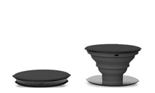 Black brand new socket, goes on the back of your Iphone or samsung