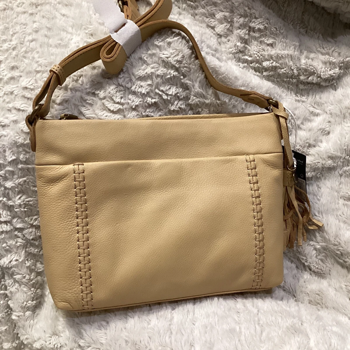 The Sak Melrose Buttercup Leather Satchel NEW Crossbody 109080 139