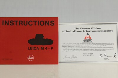 Leica M4-P MT. Everest 82 Special Edition 35mm Film Camera w/Cap