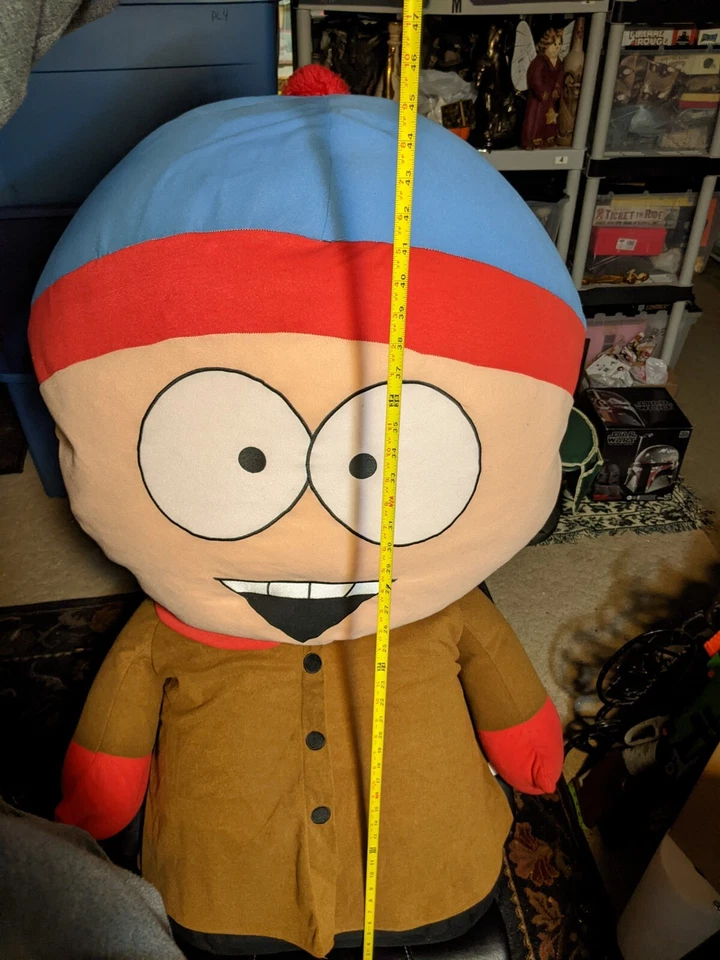 ЧИТАЙТЕ! НЕ МЯГКАЯ! Редкая гигантская 48-дюймовая 4-футовая большая плюшевая фигурка South Park Stan Jumbo - Изображение 3 из 4