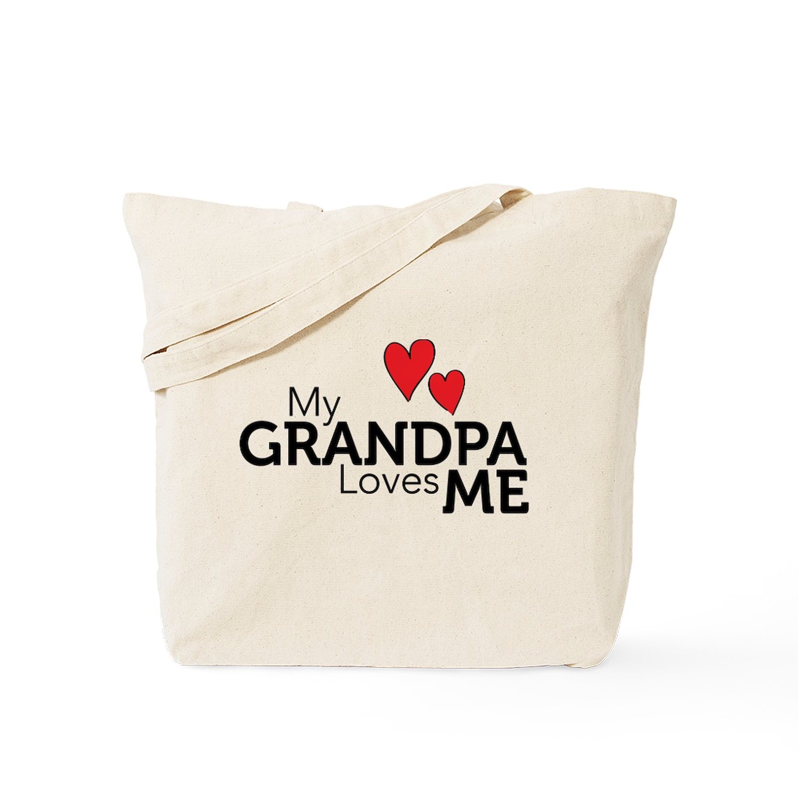 CafePress My Grandpa Loves Me Tote Bag (587501042)