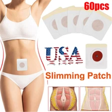 60PCS Slim Patch Weight Loss Slimming Diets Pads Detox Burn Fat Adhesive