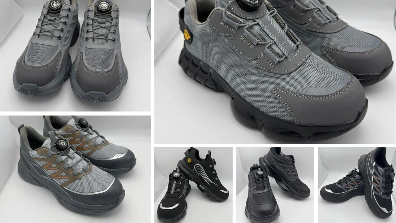Mens Safety Shoes Work Trainers mens Steel Toe Cap Lightweight Hiking Boots