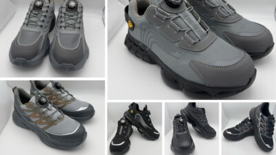 Herren Sicherheitsschuhe Arbeit Turnschuhe Herren Stahlkappe leichte Wanderschuhe