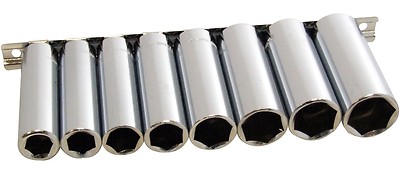 DEEP SOCKET SET 9PC 1/2'' METRIC LONG REACH 13-24MM RAIL WARRANTY I6600