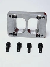 T4 Divided Header To T6 Twin Scroll Turbo Fits K31 Borg S400 S475 S488 3/4" USA