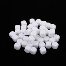 50Pcs D6 Sechsseitige Blankowürfel Spielwürfel Würfel Set