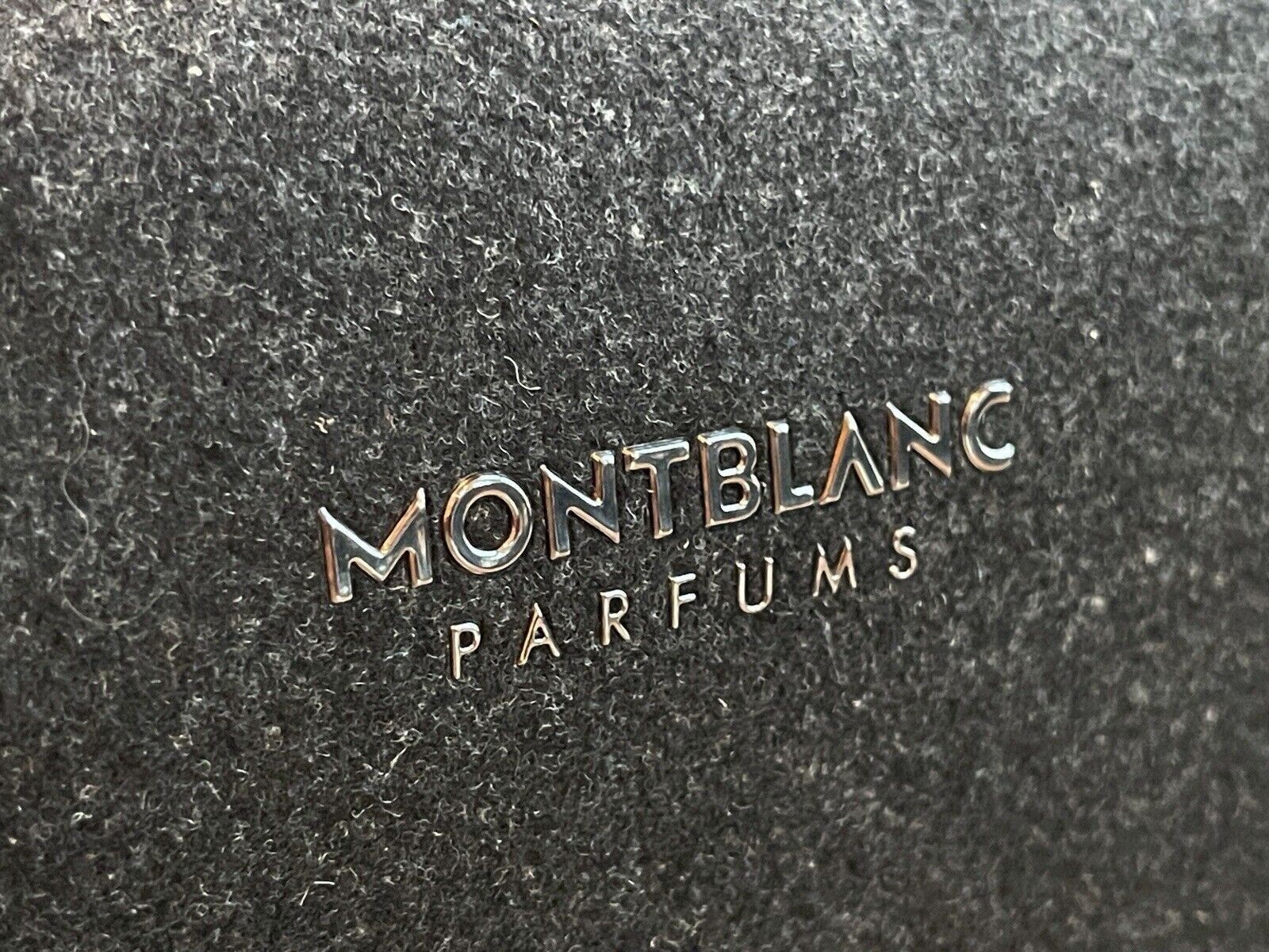 Montblanc Parfums Wool Blend Toiletry Pouch Travel Bag Gray for  