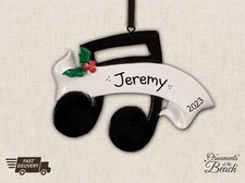 Kayak Hand Personalized Christmas Ornament-Music Lover Ornamet