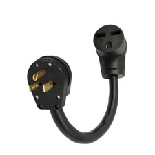 Welder 6-50p 3-pin Male Plug to 6-30r 3-prong Female Receptacle Power Adapter