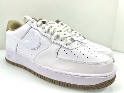 NIKE AIR FORCE 1 '07 LOW WHITE KHAKI DR9867 100 sz 14 | eBay