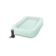 Intex Children's Travel Cot 66810NP Mint with Pump & Carry Bag Inflatable Ab 3 J