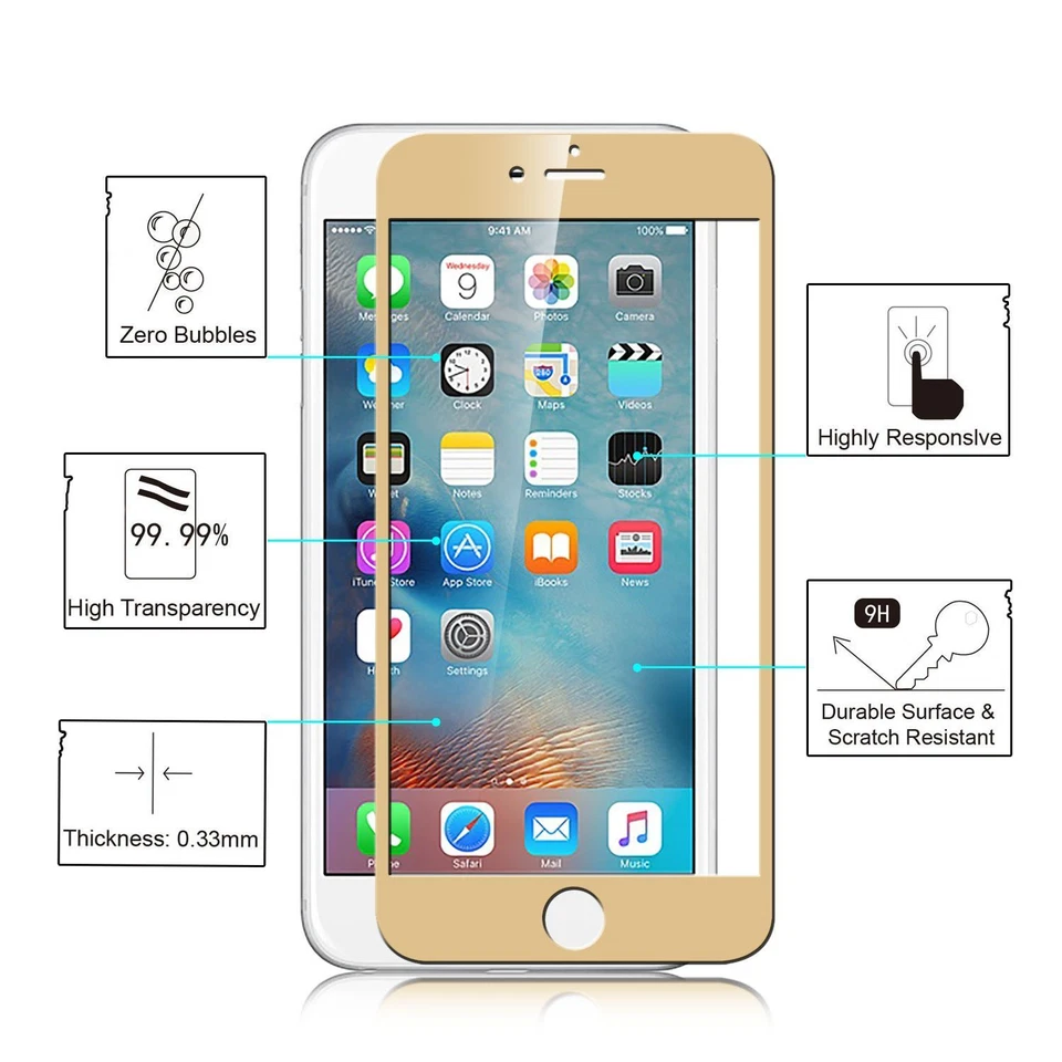 3D CURVED EDGE 全屏覆盖超透明钢化玻璃屏幕保护膜 — 第 4/4 张图片