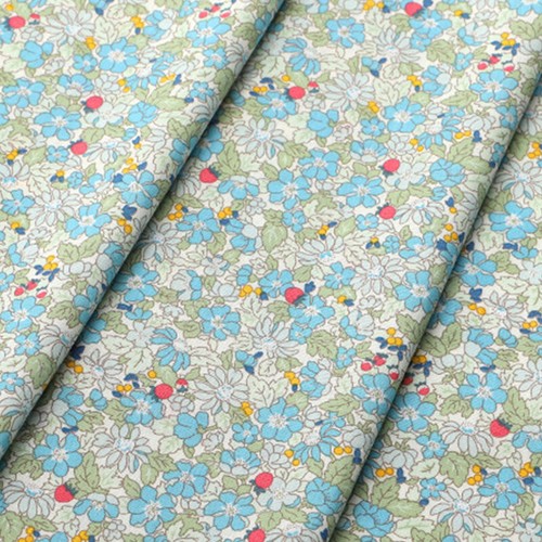 1*1.5m Floral Print Pure Cotton Poplin Fabric DIY Handmade Sewing Dress Cloth - Picture 39 of 41