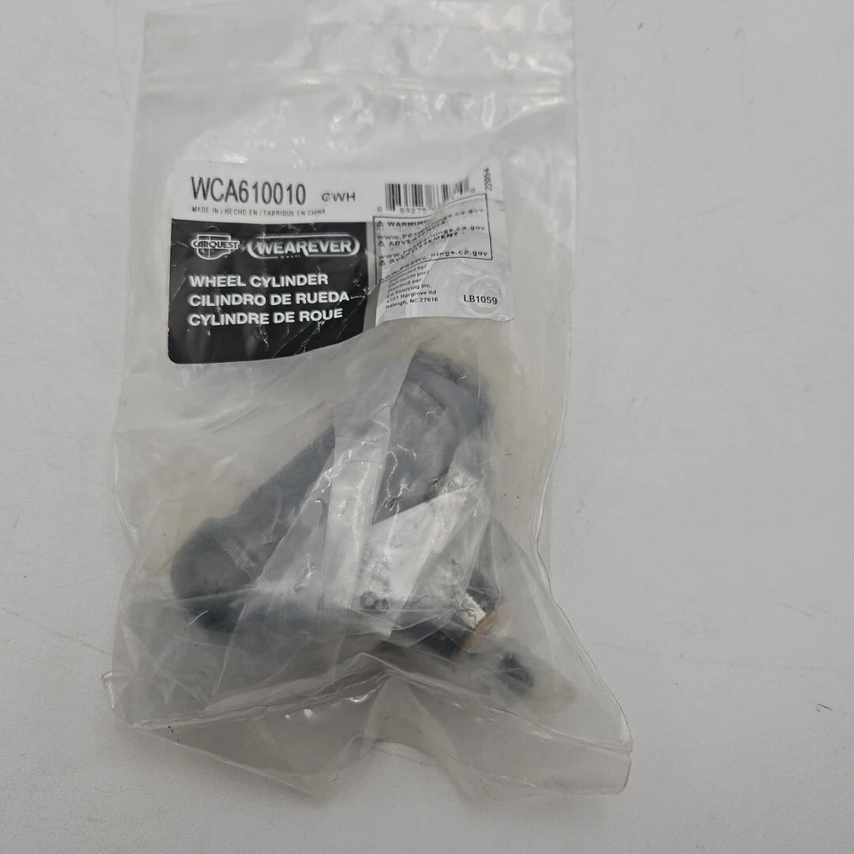 Cilindro de rueda de freno de tambor CARQUEST WCA610010 para Toyota Sienna 98-03 Foto 2 de 4