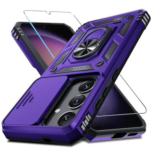 Janmitta Compatible with Galaxy S24+ Plus Samsung S24 Plus(6.7 inch) Purple