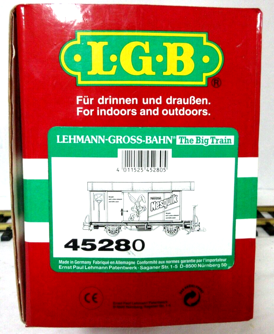 LGB 45280 Nestle Bunny Nesquik Box Car NEW | eBay