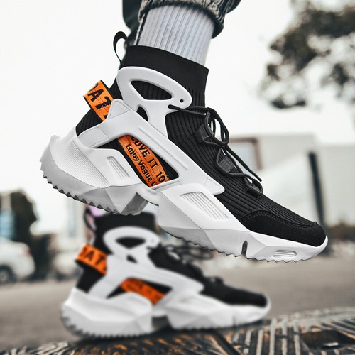 Men's High Top Basketball Sneakers Athletic Outdoor Jogging Sports