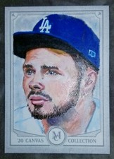 True 1/1! 2020 Museum Gavin Lux RC Rookie Artist Original Canvas Sketch Art Auto