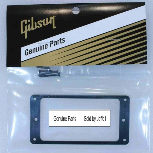 GIBSON® Black Neck Pickup Ring w/screws Humbucker / Les Paul Genuine "REAL"