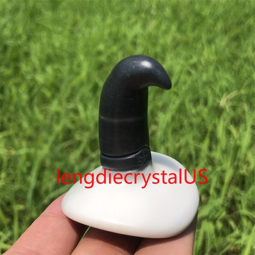 1pc Natural Tai chi Stone Magic Hat Carved Crystal Skull Reiki Holiday Gift-50mm - Picture 2 of 12