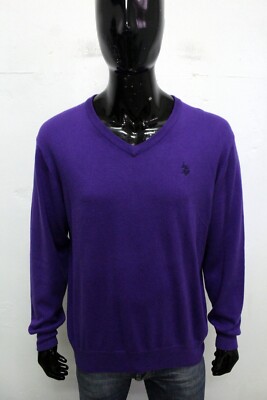 U.S.Polo Assn. Pullover Herren Größe L Pullover Baumwolle Logo