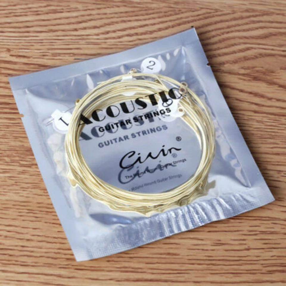6*/Set Acoustic Guitar Strings Set Phosphor Bronze & Steel Strings Tool Kits UK - Image 2 of 4