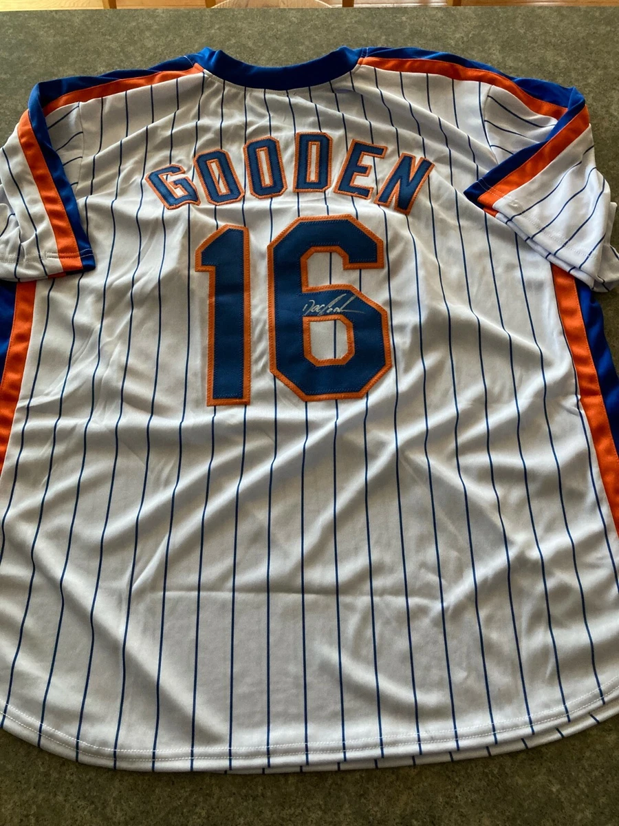 Mets Dwight Gooden signed jersey WCOA