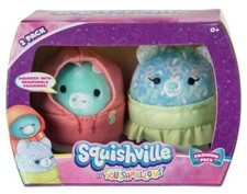Squishville by Squishmallow Two Pack, Lindsay  Miles Fashion Pack NEW
