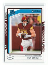 BEN SINNOTT #314 2024 PANINI DONRUSS COMMANDERS ROOKIE RC