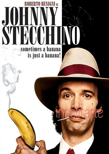  JOHNNY STECCHINO FILM CON ROBERTO BENIGNI POSTER A3 MANIFESTO LOCANDINA
