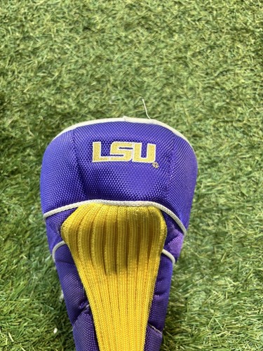 NCAA LSU Tigers Driver Head Cover - Yellow/Purple - Picture 6 of 7