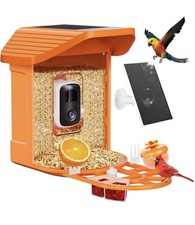 Saimand Smart Bird Feeder With Solar Roof and HD Camera Solar Powered NEW