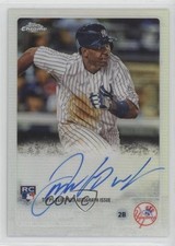 2015 Topps Chrome Rookie Auto Refractor 244/499 Jose Pirela #AR-JPA Auto 03fx