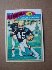 1977 Topps football Archie Griffin Rookie card #269 EX (1). rookie card picture