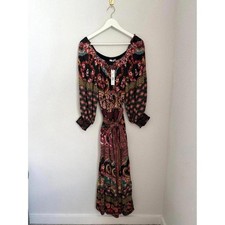 Alice + Olivia Women’s Clementina Slouchy Belted Maxi Dress NWT Sz 8