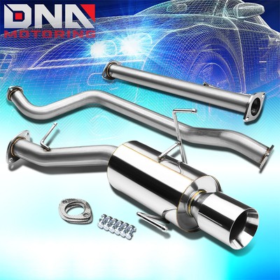 4''ROLLED TIP STAINLESS STEEL EXHAUST CATBACK SYSTEM FOR SENTRA SER SPEC V B15 QR