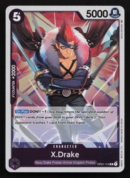 X.Drake OP01-114 Romance Dawn Rare Foil