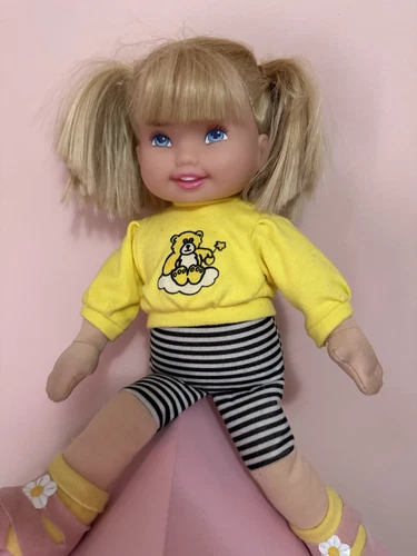 Vintage Y2K 1998 Soft Body Mattel Doll Baby Trike and Go Doll