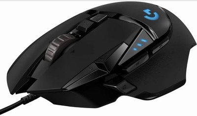 Logitech G502 Hero High Performance Wired Gaming Mouse, 25K Sensor, 25,600 DPI,