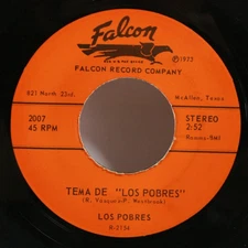 Los Pobres 45 7" Tema de Los Pobres - Chicano Tejano Tex Mex Latin Tx Rare