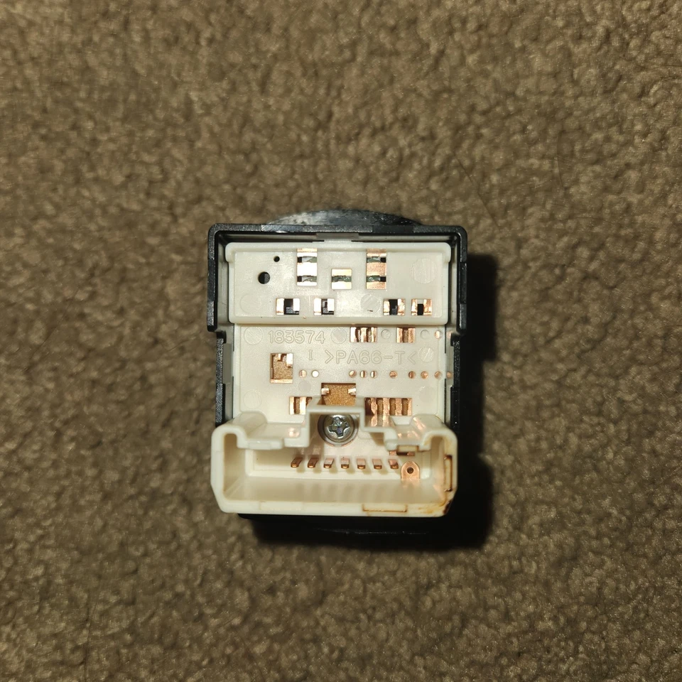 Interruptor de control del espejo retrovisor lateral Toyota Sequoia 2001-2004 no plegable OEM Foto 2 de 2